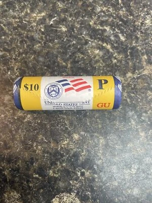 2009 P Guam Quarter Roll DC & US Territories GU ~ US Mint Yellow Wrap Sealed - Image 1 of 4