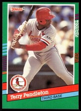 1991 Donruss Baseball Card Terry Pendleton St. Louis Cardinals #446