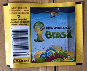 2014 FIFA World Cup Brazil Panini Factory Sealed Sticker Packs