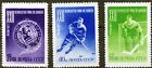 Rosja ZSRR 1957, Hokej, Sc #1910-1912, MNH, bez wad, Darmowa wysyłka w USA