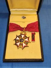 WWII Legion of Merit Medal Badge, Cased Commander (#802)