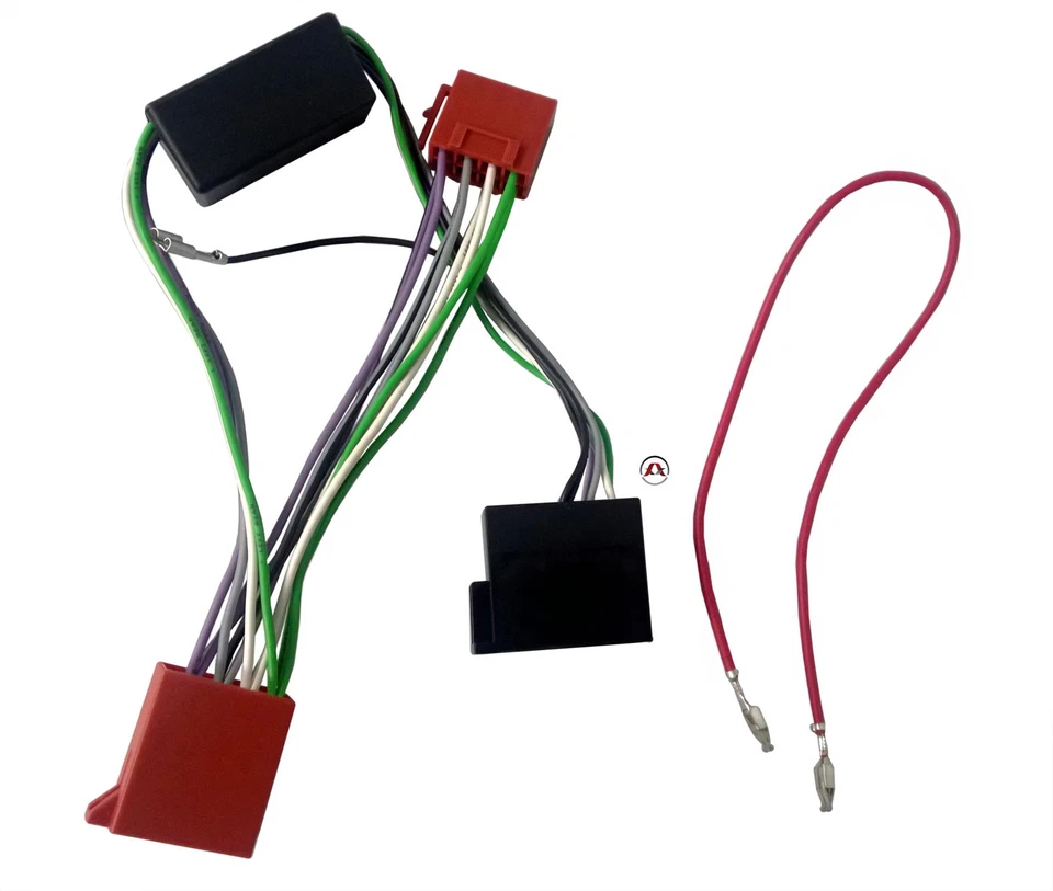 Fiches Iso Autoradio compatible avec AUDI A3 ap98 4X40W SYSTEME AMPLIFIE NON BOS - Photo 1/1