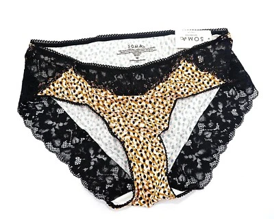 Soma Intimates Embraceable Lace Hipster ~Illusion Spots H Ginger~ Size: M [NWT] - Image 1 of 3