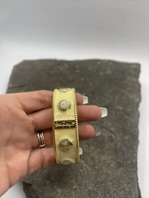 Pulsera Lilly Pulitzer oro crema concha #F98 Foto 1 de 4