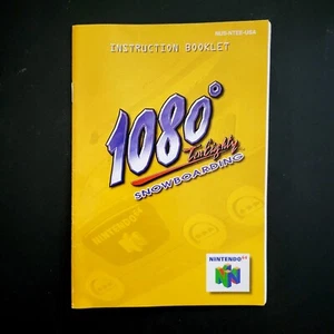 "1080 SNOWBOARDING" Nintendo 64 N64 Orig Instruction Manual / Authentic No Game - Picture 1 of 4