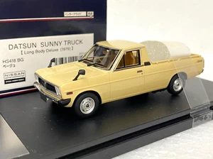 po 1:43 HI STORY HS418BG DATSUN SUNNY PICK UP TRUCK LONG BODY scale model car - Picture 1 of 12