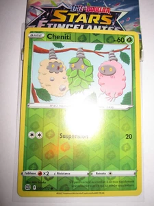 POKEMON NEUVE ★ CHENITI ★ COM REVERSE 009/172 FRANCAIS HOLOFOIL NEUF N/MINT - Picture 1 of 8