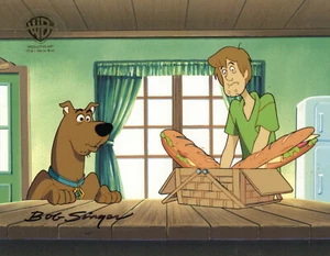Scooby Doo On Zombie Island Original Production Cel-Signed Bob Singer - Picture 1 of 1