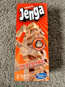 Hasbro Gaming: Jenga Classic Game A2120 NIB - Picture 1 of 7