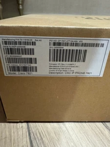 NEW! Cisco IP Phone 7821 with Multiplatform Phone Firmware Black - Photo 1/3