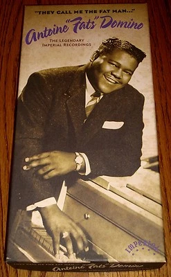 ANTOINE "FATS" DOMINO THEY CALL ME THE FAT MAN ORIGINAL 4 CD SET BOX SET W/BOOK Foto 1 de 4