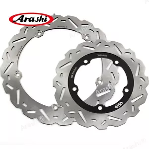 Fit Honda NC750S NC750X 2014-2021 2020 Arashi Fixed Front Rear Brake Disc Rotor - Foto 1 di 11