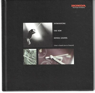 Honda Legend 3.5 VTEC EX 2006 UK Market Smaller Format Hardback Sales Brochure - Image 1 of 2