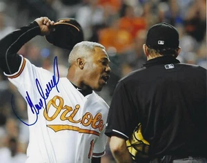 Signed 8x10 JUAN SAMUEL Baltimore Orioles Autographed photo - COA - Picture 1 of 1