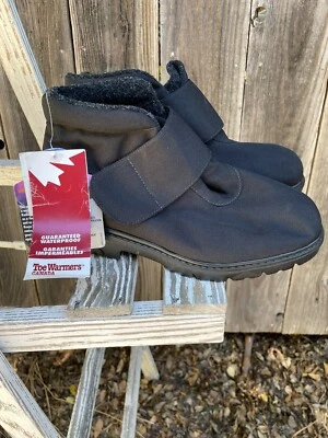 Mujer Calentadores de Puntera Canadá ACTIVE Botines 10.5M Impermeable Lluvia Nieve Lámina Foto 1 de 4