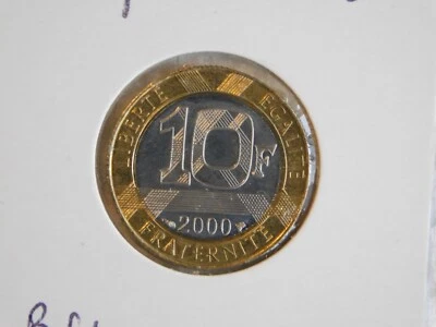 France 10 Francs 2000 BU GÉNIE DE LA BASTILLE (1024) - Photo 1/2