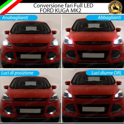 KIT FARI LED FORD KUGA 2 ANABBAGLIANTI + ABBAGLIANTI + DIURNE + POSIZIONE CANBUS - Immagine 1 di 4