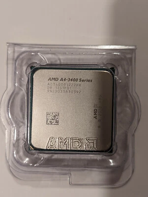 AMD A4-3400 AD3400OJZ22HX Dual Core 2.7GHz Socket FM1 CPU  - Image 1 of 2