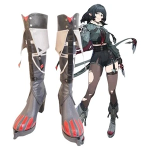 Zenless Zone Zero Jane Doe Alexandrina Sebastiane Long Boot Shoes Halloween Cos - Picture 1 of 10