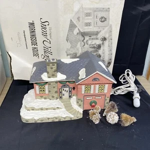 Dept 56 The Original Snow Village Retired "Morningside House" #5152-7 W Box - Afbeelding 1 van 9
