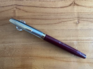 Sheaffer Imperial VI Burgund Touchdown Füllfederhalter USA - Kreide markiert XF - Bild 1 von 15