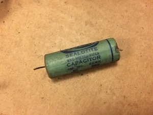 Vintage Solar Sealdtite .05 uf 600v Capacitor Paper Guitar Tone Cap TESTS GOOD - Picture 1 of 3