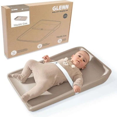 Materassino Fasciatoio 50x70 in Silicone Ergonomico in schiuma Glenn Alondra - Immagine 1 di 4