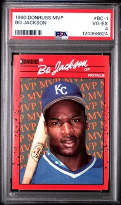 1990 DONRUSS MVP #BC-1 BO JACKSON PSA 4 - Image 1 of 2