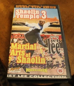 Shaolin Temple 3 ~ 1995 VHS Widescreen ~ Jet Li (English) - Picture 1 of 1