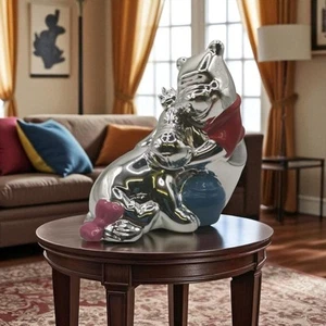 Disney Silver Plated Money Bank – Collectable Storage Pot, Home Decoration Gift - Picture 1 of 3