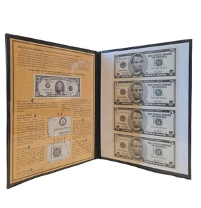 United States US Commemorative Gallery 2003 Uncut 5 $ Sheet Album (AS885) - Bild 1 von 8