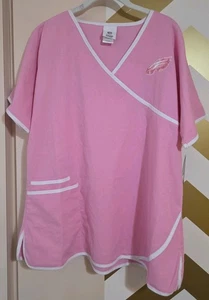 Blusa Médica NFL Philadelphia EAGLES ROSA BORDADO LOGOTIPO Para Mujer L Manga Corta - Imagen 1 de 6
