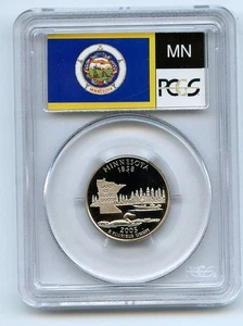 2005 S 25C Clad Minnesota Quarter PCGS PR70DCAM - Picture 1 of 2