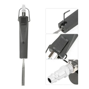 Pneumatic Air Powered File Includes 1 Flat Cut 1 Half Round 1 Round & 1 - Picture 1 of 12