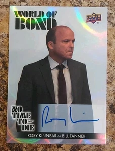 2025 UD No Time to Die James Bond 007 Rory Kinnear Autogrammkarte BB-22 - Bild 1 von 2
