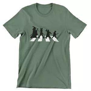 T-Shirt Herr der Ringe Abby Road The Beatles - Bild 1 von 3