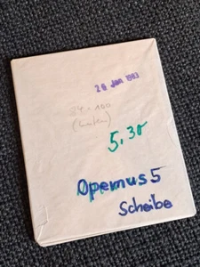 Meopta Glasscheibe für Opemus 2, 3, 4, 5 und Standard 84x100mm unten - Bild 1 von 2