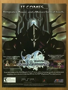 Monster Kingdom: Jewel Summoner PSP 2007 Stampa Pubblicità/Poster Ufficiale Videogioco Arte - Foto 1 di 3