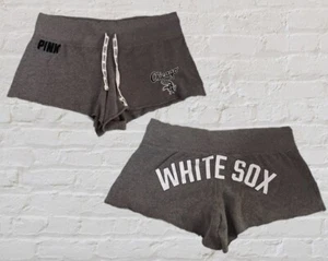 RARE Y2K VS VICTORIA SECRET PINK MLB BOOTY CHICAGO WHITE SOX SWEAT SHORTS M / L - Bild 1 von 13