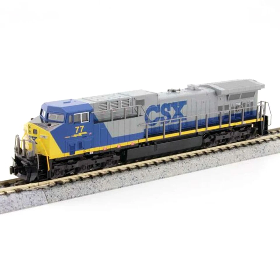 Kato 176-7043-DCC GE AC4400CW CSX #77 Locomotive w/ DCC N Scale - Image 1 of 1