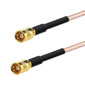 SMB female to SMB female jack straight Adapter Pigtail cable RG316 25cm for DAB - Picture 1 of 4