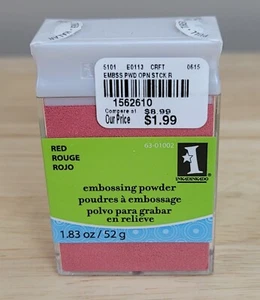 Inkadinkado EMBOSSING POWDER #63-01002 Red 1.83 oz - Picture 1 of 2