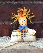 Handmade Primitive Annie Doll, Bowl Filler, Farmhouse Decor, Fall decor, sitter