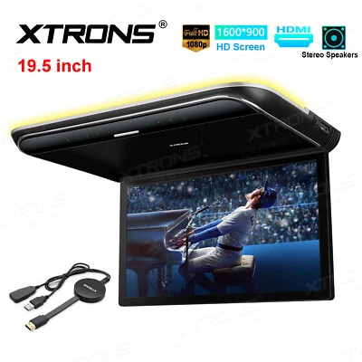 19.5'' Screen Car Coach Bus Roof Monitor TV 1080P Video HDMI/USB +Mirror Screen - Image 1 of 4