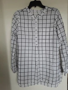 Old Navy Women's Size L  Plaid Top  Tunic - Picture 1 of 3