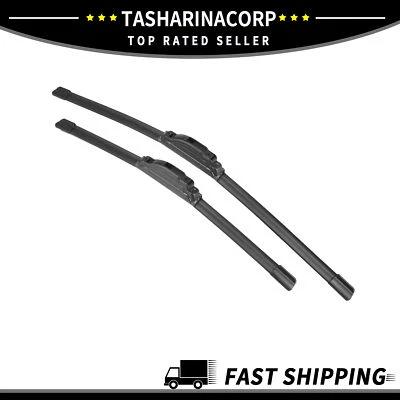 Piece of 2 Front Silicone Windshield Wiper Blades fit for Nissan Sentra 19-23 - Image 1 of 4