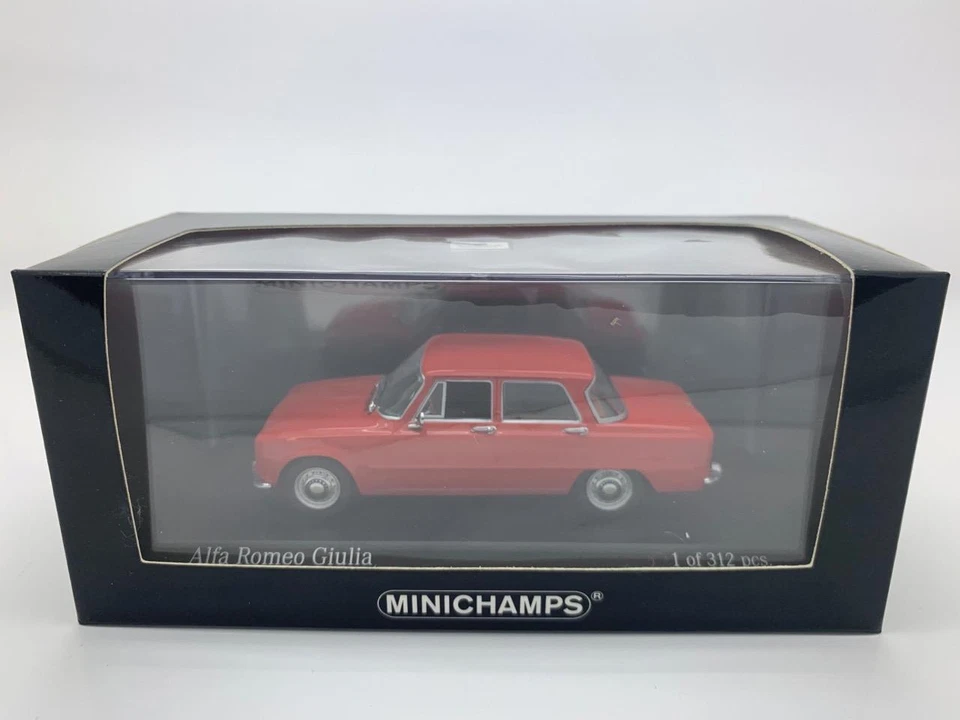 MINICHAMPS ALFA ROMEO GIULIA 1970 ROSSO FARINA ROJO 400 120907 LTD A 312 1/43 - Imagen 1 de 1