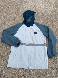 VISSLA Jacke Herren S grau Windbreaker Full Zip Langarm Freizeit Surf Surfer - Bild 1 von 12