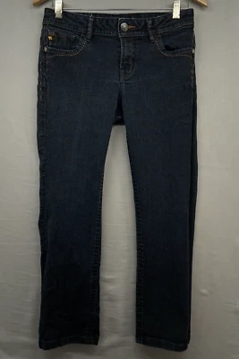 Mek DNM Buckle Jeans Women 29/32-Easy-Straight-SAMARA-Low-Rise-Stretch-Stitching - Image 1 of 4