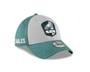 Philadelphia Eagles New Era NFL Sideline 39THIRTY Flex Hat - Green/Grey - Picture 1 of 6